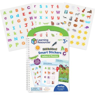 Set activitati educative cu abtibilduri  - litere si sunete (lb.engleza)