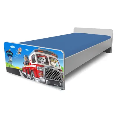 Pat pentru Copii 2-12 ani Economic Paw Patrol 2  fara saltea inclusa - Pc-p-eco-paw2-80