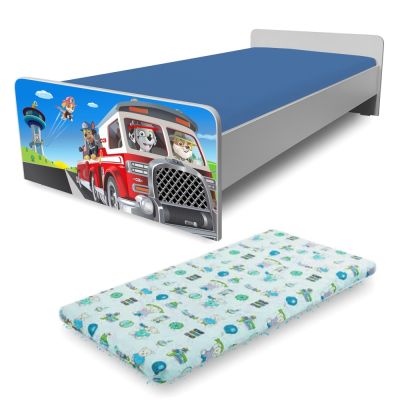 Pat Copii Economic Paw Patrol 2, 2-12 Ani Cu Saltea Inclusa - Pc-p-mk-eco-paw2-80