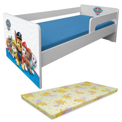 Pat Copii Patrula Catelusilor Blue P1l 2-6 Ani Cu Paravane Detasabile/interschimbabile + Saltea Basic - Pc-p-bas-paw-blue-p1l-60
