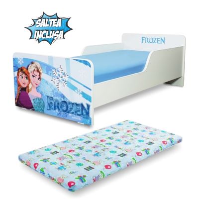 Pat Copii Start Frozen 2-8 Ani Cu Saltea Cadou - Pc-p-mok-frz-70