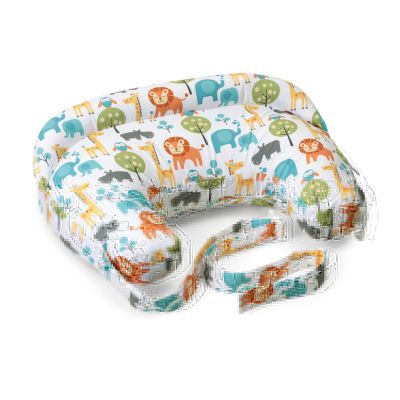 Perna alaptare Chicco Boppy Deluxe, Peaceful Jungle, 0luni+ CHC7991243-8