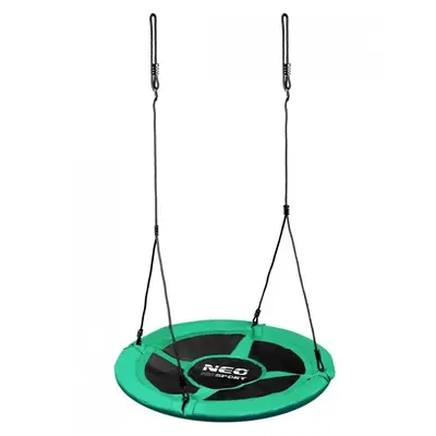 Leagan tip cuib pentru copii xxl, 100 cm, 150 kg, neo-sport 1081, verde edeedi1081l