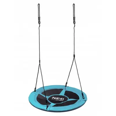 Leagan tip cuib pentru copii xxl, 100 cm, 150 kg, neo-sport 1082, turcoaz edeedi1082