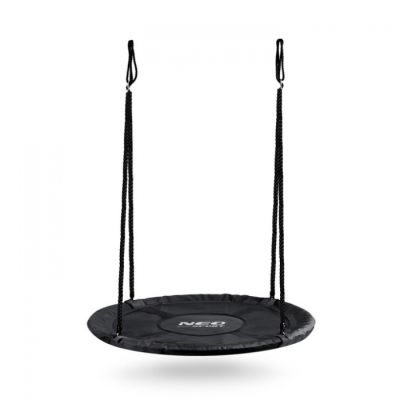 Leagan tip cuib pentru copii xxl, 100 cm, 150 kg, neo-sport 110300, negru edeedi110300