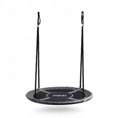Leagan tip cuib pentru copii xxl, 100 cm, 150 kg, neo-sport 110301, gri edeedi110301