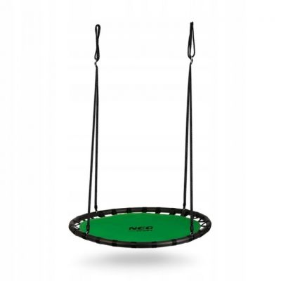 Leagan tip cuib pentru copii xxl, 120 cm, 150 kg, neo-sport 110222, verde edeedi110222