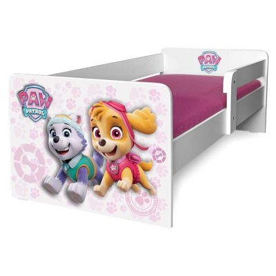 Pat Copii Paw Patrol Pink P1 2-12 Ani Cu Protectie Laterala - Pc-p-paw-pnk-p1-80