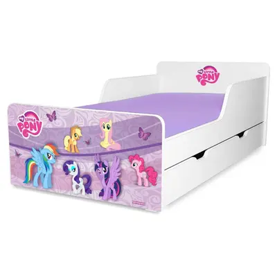 Pat copii Pony 2-12 ani cu sertar - PC-P-SPM-PON-80