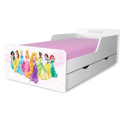 Pat Copii Printese 2-12 Ani Cu Sertar - Pc-p-spm-prn-80