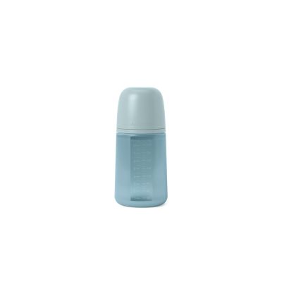 Biberon din silicon, 240ml, Colour Essence SX Pro debit mediu, albastru JEM8426420081191