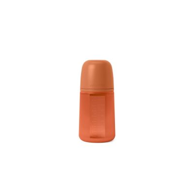 Biberon din silicon, 240ml, Colour Essence SX Pro debit mediu, rosu JEM8426420081160