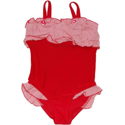 Costum de baie intreg Red Gingham, Mitty James, 3-4 ani