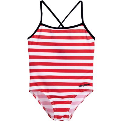 Costum de baie intreg Red White, Mitty James, 2-3 ani