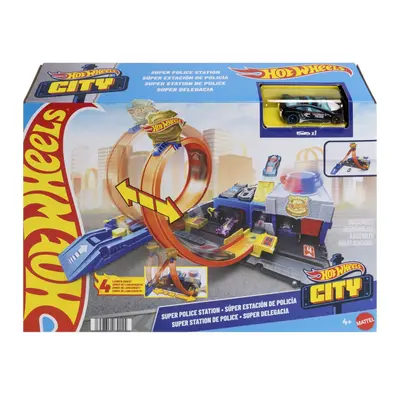 HOT WHEELS CITY SET DE JOACA SUPER STATIE DE POLITIE VIVMTJBM71