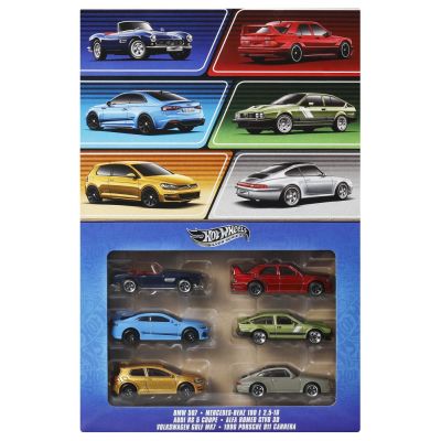 HOT WHEELS SILVER SERIES SET 6 MASINUTE METALICE EURO STYLE VIVMTJBY79