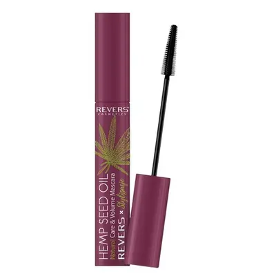 Mascara cu Ulei din Semințe de C&acirc;nepă, Burgundy, Revers, 10ml