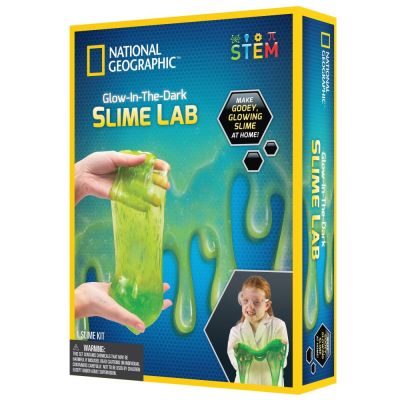 National Geographic - Set educativ Laboratorul de slime fosforescent ARTNG29714