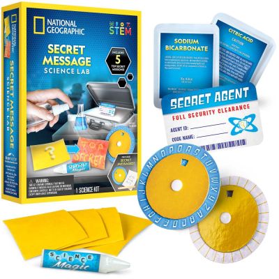 National Geographic - Set educativ Laboratorul mesajelor secrete stiinta si mister ARTNG24736