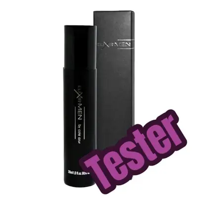 Tester - Apa de toaleta Cote d'Azur, Elixir, Black, Barbati, 30ml
