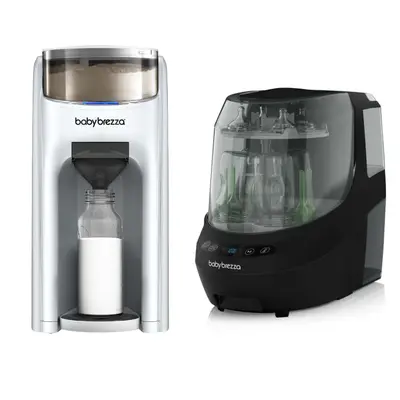 Pachet BebeStart 17 - Espressor Formula Pro Advanced All White + Bottle Washer Pro Black