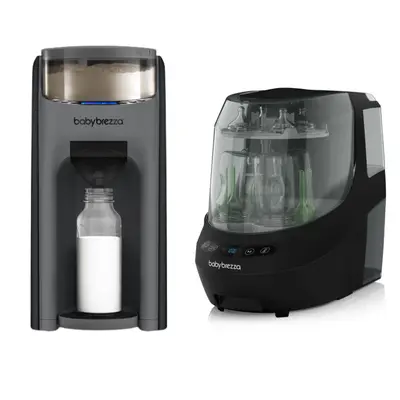 Pachet BebeStart 16 - Espressor Formula Pro Advanced Charcoal + Bottle Washer Pro Black