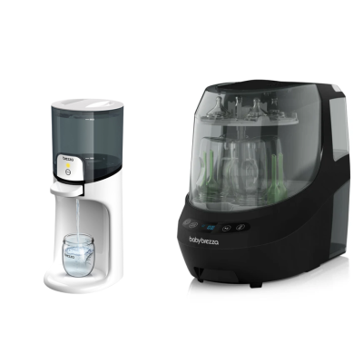 PACHET BEBE START 19 - Bottle Washer Pro Black + Încălzitor Apa BabyBrezza