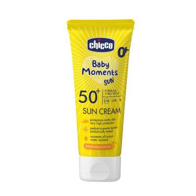 Crema protectie solara Chicco Baby Moments SPF 50+, 75 ml, 0 luni+ CHC11258-9