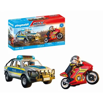 Playmobil - Jucarie de rol Politia in urmarire ARTPM71875