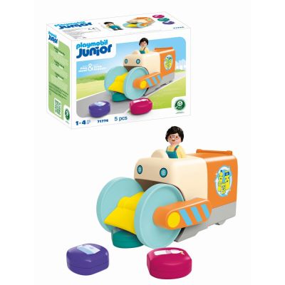 Playmobil - Junior dezvoltare prin joaca Vehicul de colectare a gunoiului ARTPM71774