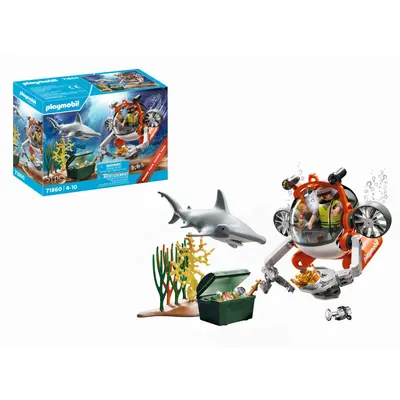 Playmobil - Promo Pack vanatoarea comorii cu submarin ARTPM71860