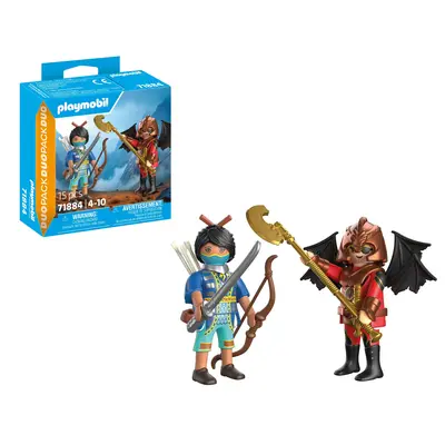 Playmobil - Set 2 figurine cavaler Novelmore si bandit Burnham ARTPM71884