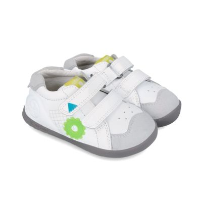 Adidasi primii pasi pentru copii biomecanics 241161, alb 241161-b-22