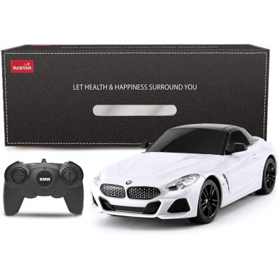 MASINA CU TELECOMANDA BMW Z4 ROADSTER ALB SCARA 1 LA 18 VIVRas95900_Alb