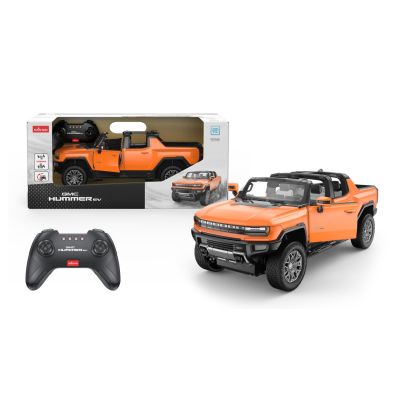 MASINA CU TELECOMANDA GMC HUMMER EV PORTOCALIU SCARA 1 LA 16 VIVRas93000_Portocaliu