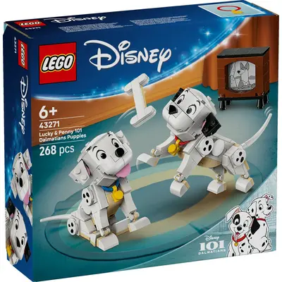 LEGO DISNEY CATELUSII LUCKY SI PENNY DIN 101 DALMATIENI 43271 VIVLEGO43271