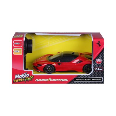 MAISTO MASINUTA CU TELECOMANDA 2 4GHZ FERRARI SF90 STRADALE SCARA 1 LA 24 VIVMST81532