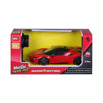 MAISTO MASINUTA CU TELECOMANDA 2 4GHZ FERRARI SF90 STRADALE SCARA 1 LA 24 VIVMST81532