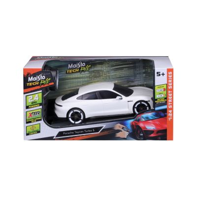 MAISTO MASINUTA CU TELECOMANDA 2 4GHZ PORSCHE TAYCAN TURBO S SCARA 1 LA 24 VIVMST81528