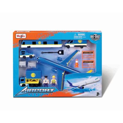 MAISTO SET AEROPORT AVION ALBASTRU VIVMST12620_ALBASTRU