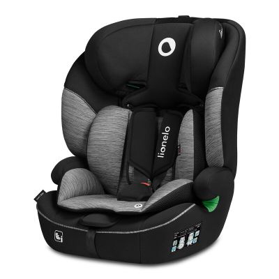 Scaun auto, Lionelo, Levi i-Size, Universal, Instalare FWF, Cu tetiera reglabila in 10 pozitii, Cu spatar detasabil, 76-150 cm, Conform cu R129, Gri BYNLO-LEVI_I-SIZE_BLACK_GREY