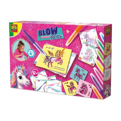 Set creativ carioci cu aerograf - unicorni sa14725