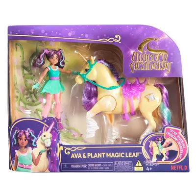 UNICORN ACADEMY SET PAPUSA AVA SI UNICORNUL LEAF PLANTA MAGICA VIV6072482