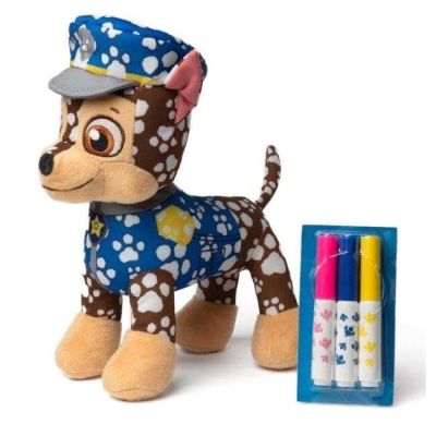 Disney - Plus Paw Patrol, Chase, 27 cm, set de culori inclus BKFPWP20-4898-1-FO