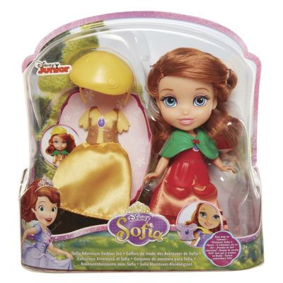 Disney Sofia Intai - Papusa Sofia cu colectie de haine, 15 cm BKF1332