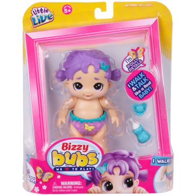 Little Live Bizzy Bubs - Bebelus cu functii, Polly Petals BKF28469