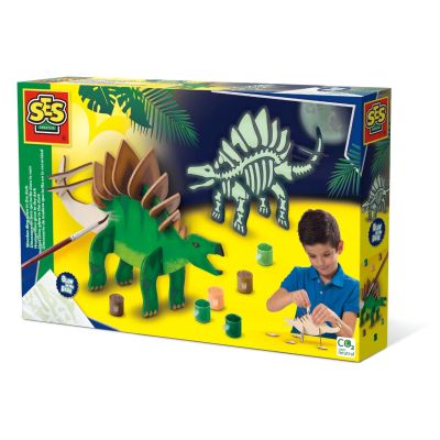 Set creativ dinozaur de lemn - straluceste in intuneric sa14209