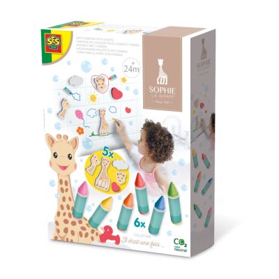 Set creioane de baie cu forme - girafa sophie sa14498