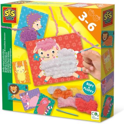 Set de broderie animale pufoase sa14043