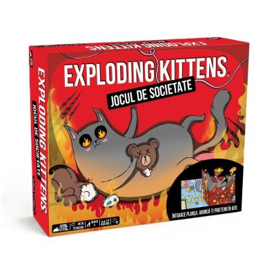 Exploding Kittens - Jocul de societate, limba romana BKFEKIBG01RO
